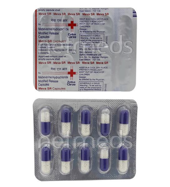 Meva SR 200mg Capsule 10'S - Muscle Spasm-Ant