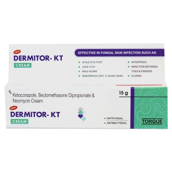 DERMITOR KT New Cream 15gm - Skin Infections-Toc