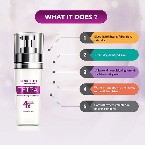 Keya Seth Aromatherapy Tetra Skin Whitening Conditioner 50 ml - Conditioners