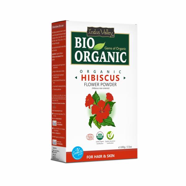 Netmeds | Indus Valley Bio Organic Hair & Skin - Hibiscus 100 gm