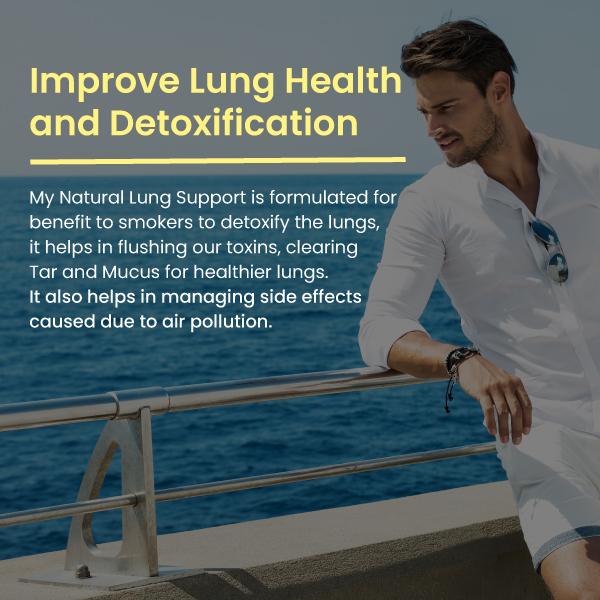 My Natural Lung Support Tablet 30's (N) - Vital Health