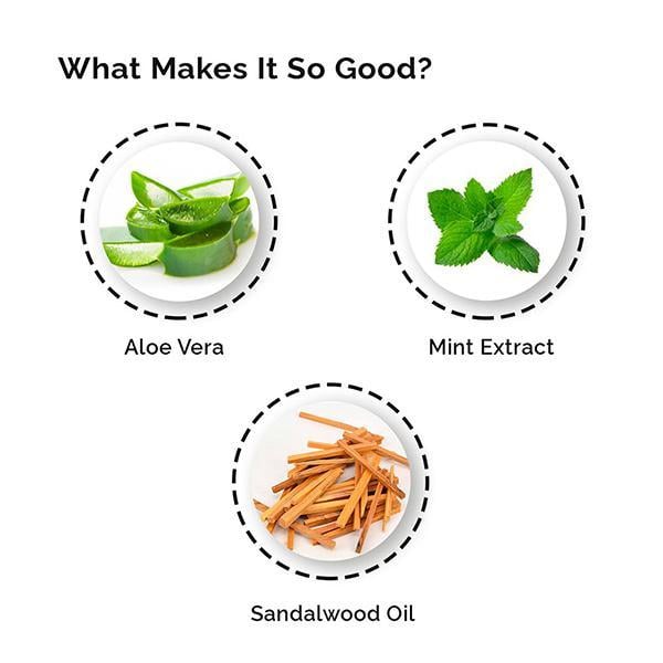 Greenberry Organics Body Wash Gel - Sandalwood & Mint Oil 200 ml - Shower Gels & Body Wash
