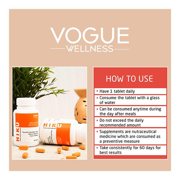 Vogue Wellness Hiku Tablet 30's - Speciality Medicines