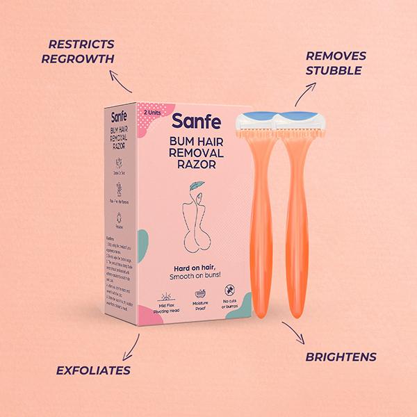 Sanfe Bum Hair Removal Razor 2's - Shaving & Hair Removal
