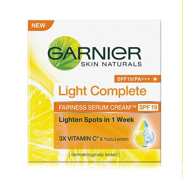 Netmeds | Garnier Skin Naturals SPF 19/Pa+++ Light Complete Fairness Serum Cream 45 gm