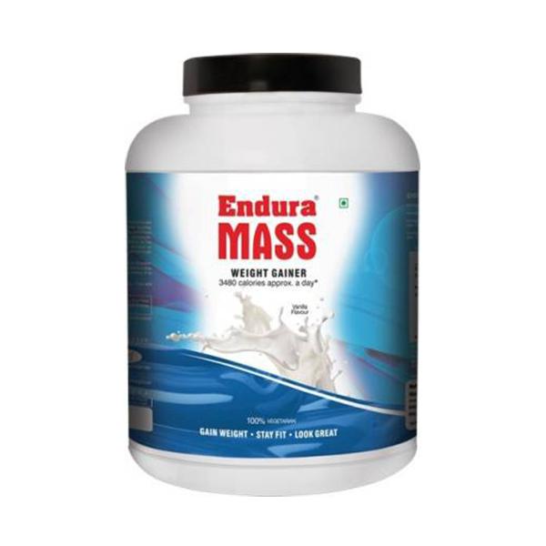 Endura Mass Weight Gain Powder - Vanilla Flavour 3 kg - Weight Gain
