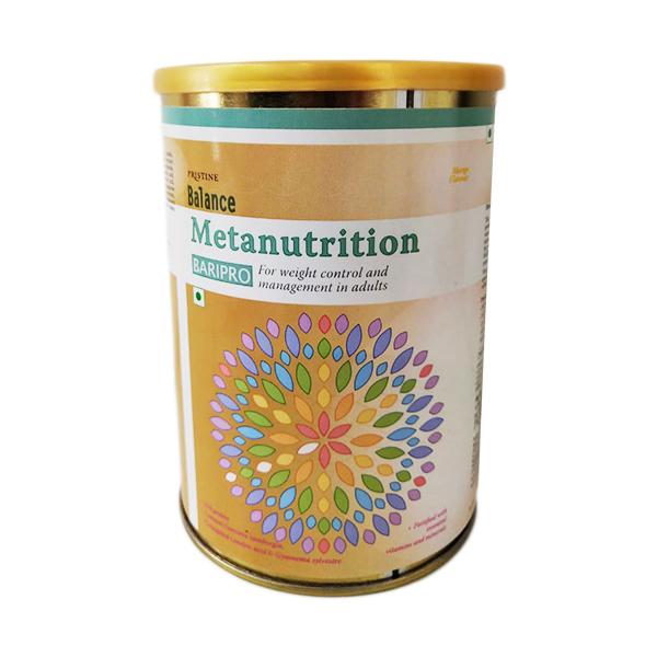 Netmeds | Pristine Balance Metanutrition Baripro - Mango Flavour 400 gm (Tin)