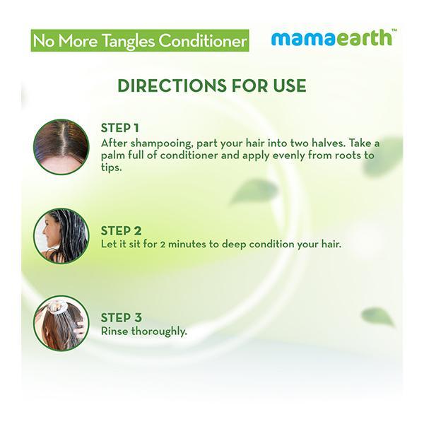 Mamaearth No More Tangles Hair Conditioner 200 ml - Conditioners