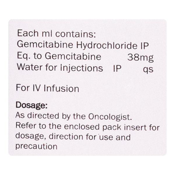 GEM RTU 1gm Injection 1's - Cancer Oncology-Cyt