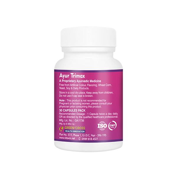 VitaGreen Ayur Trimax Capsules 30's - Herbal Dietary Supplement