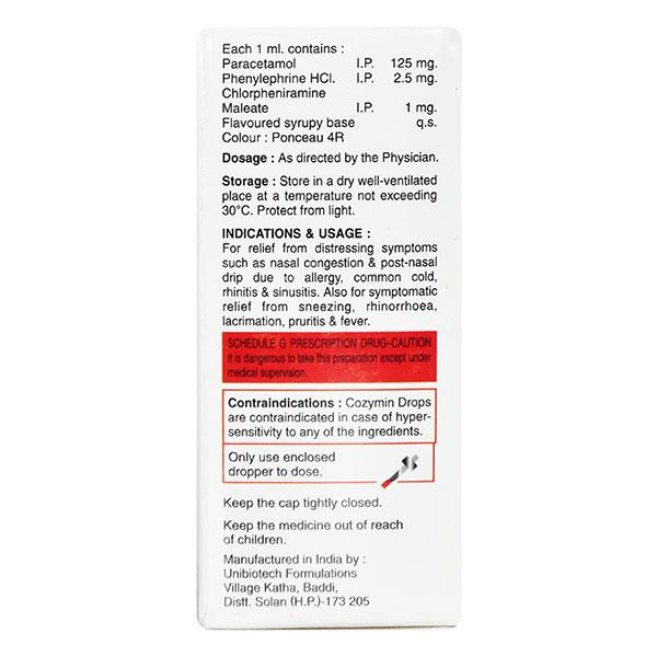 COZYMIN Drops 15ml - Cough And Cold-Cou