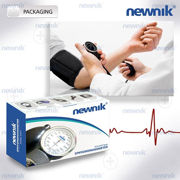 Netmeds | Newnik Aneroid Type Sphygmomanometer with Free Stethoscope (SP501)