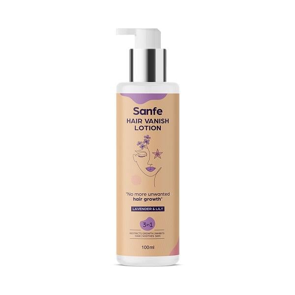 Sanfe Hair Vanish Lotion - Lavendar & Lily 100 ml - Hair Removal Accessories