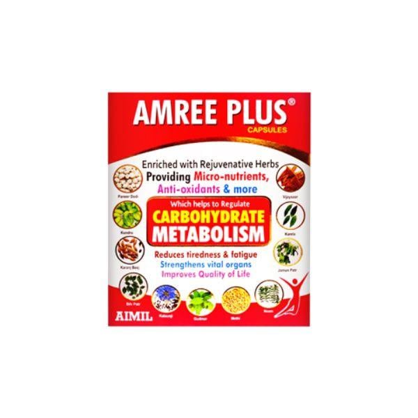 Aimil Amree Plus Capsule (Pack of 2 x 20's) - Diabetes Care (Ayush)