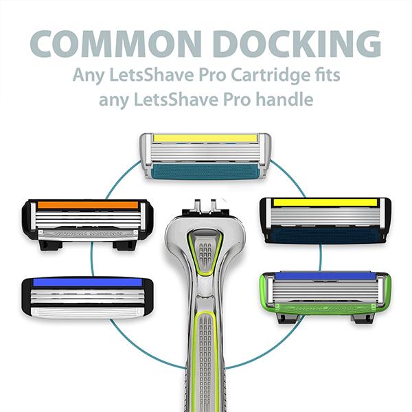 LetsShave Pro 6 Plus Razor Blades - Men 12's - Razors & Cartridges