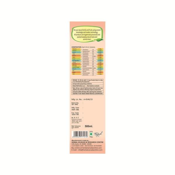 Herbal Canada Premium Hemobin Care Juice 500 ml - Ayurvedic Juices