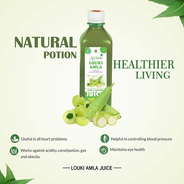 Axiom Louki Amla Juice 1 litre - Ayurvedic Juices