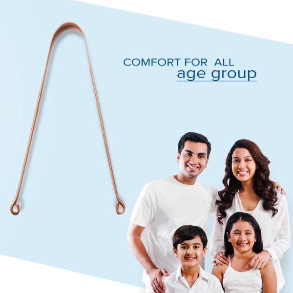 Oralvit Tongue Cleaner - Copper 2's - Floss & Tongue Cleaners