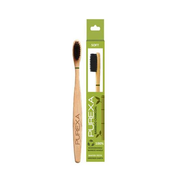 Purexa Oral Care Combo (Herbal Toothpaste 100 gm + Bamboo Toothbrush - Charcoal 2's) - Toothpaste