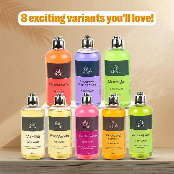 The Bath Store Strawberry Body Wash 300 ml - Shower Gels & Body Wash