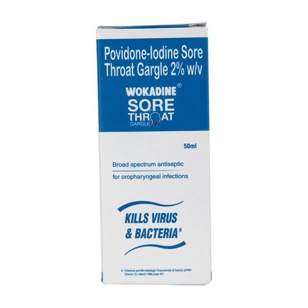 Wokadine Sore Throat Gargle 50ml - Oral Care - P-Mou