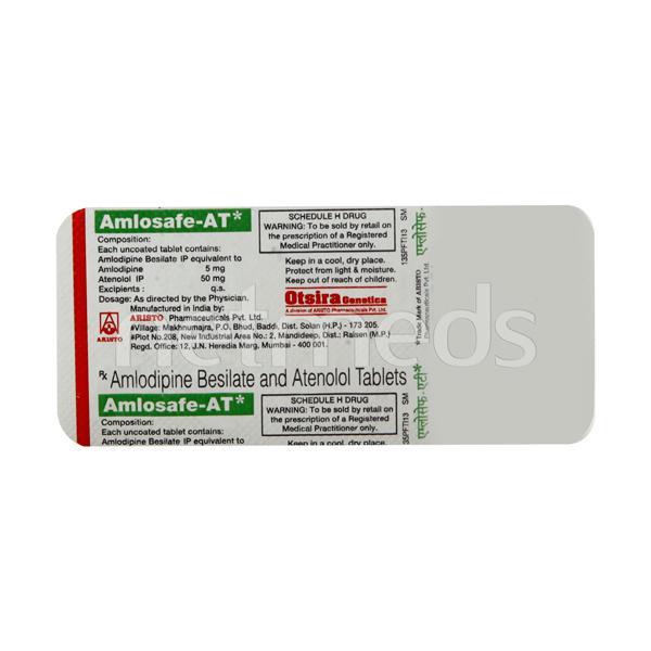 Amlosafe AT Tablet 10'S - Hypertension-Cal