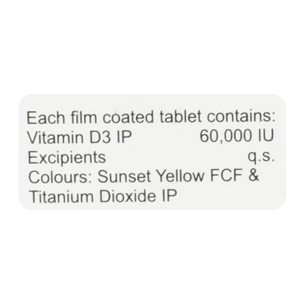 ROXVIT D 60k Tablet 4's - Supplements-Vit