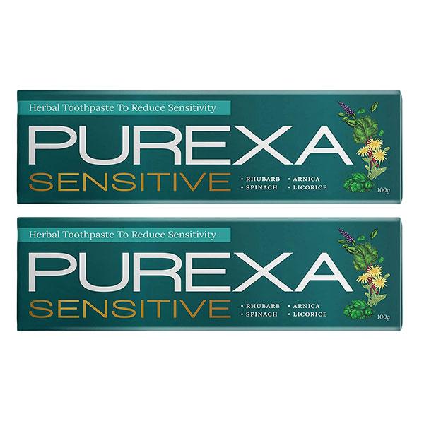 Netmeds | Purexa Herbal Sensitive Toothpaste (Pack of 2 x 100 gm)