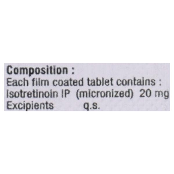 ISOLOX 20 Tablet 10's - Acne-Acn