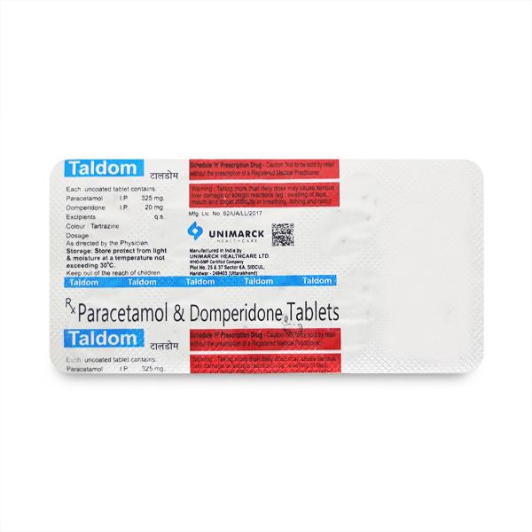 TALDOM Tablet 10's - Migraine