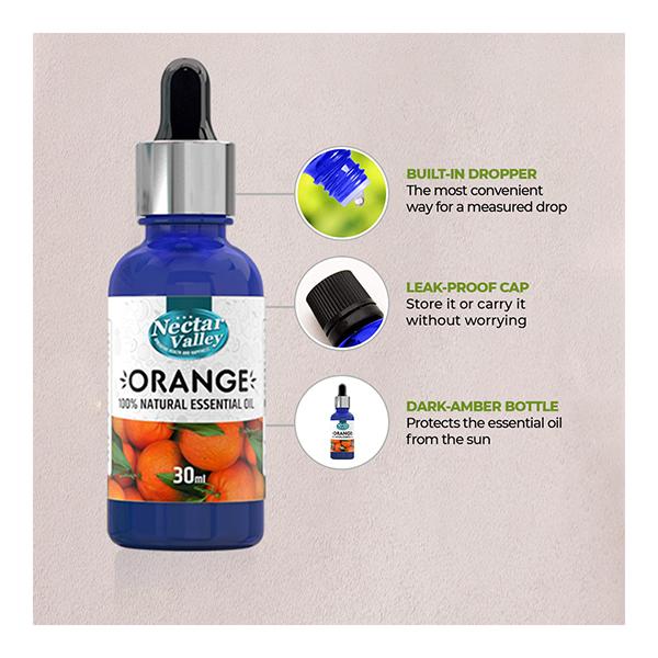 Nectar Valley Orange Essential Oil 30 ml - Essential Oils