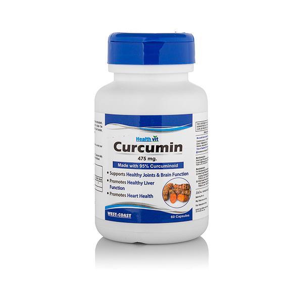 HealthVit Curcumin 475 mg Capsules 60's