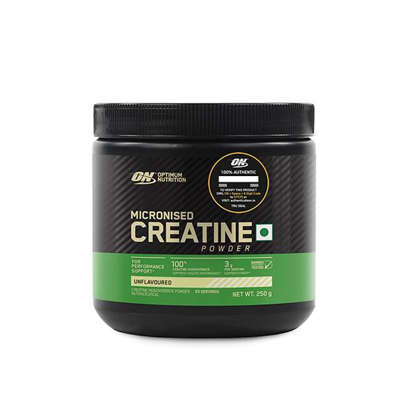 Netmeds | Optimum Nutrition (ON) Micronized Creatine Powder - Unflavoured 250 gm