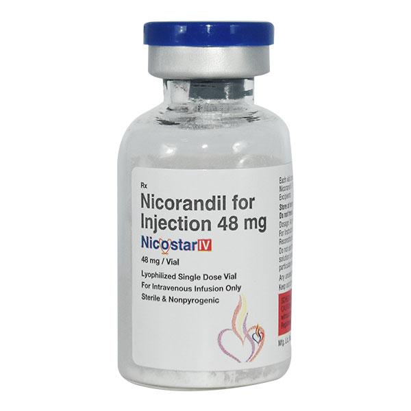 Nicostar 48mg Injection 1'S - Angina