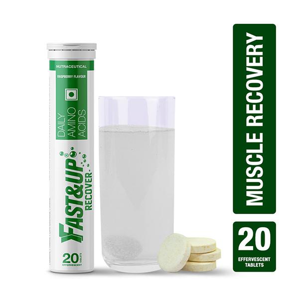 Netmeds | Fast&Up Recover Raspberry Flavor Effervescent Tablets 20'S (N)