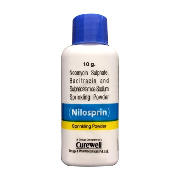 NILOSPRIN Powder 10gm - Skin Infections-Toa
