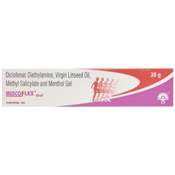 Muscoflex 1.16% Gel 30gm - Pain relief-Nsa