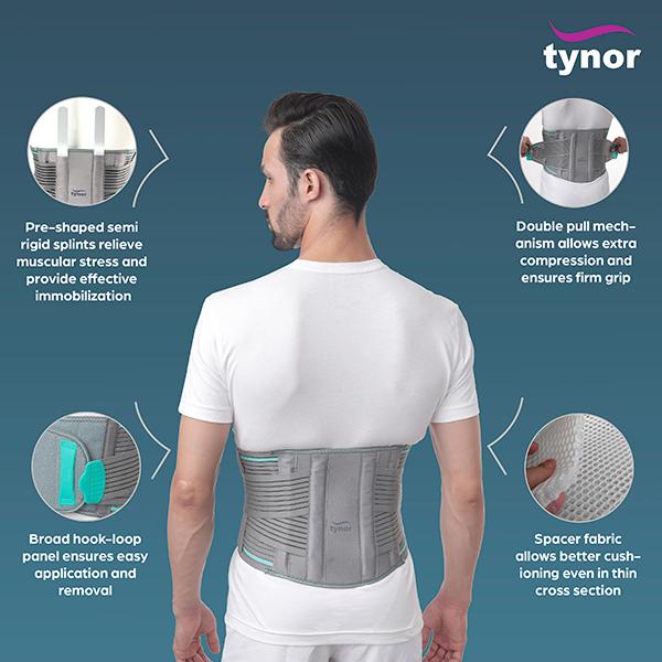 Tynor Ls Belt Lumbopore (XL) (A 04) - Back/Abdomen Supports