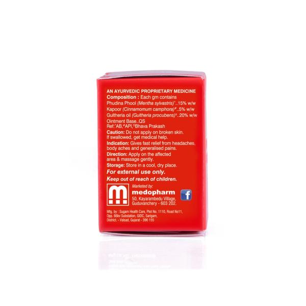 Medobalm Pain Relief Balm 15 ml - Balm/Ointments