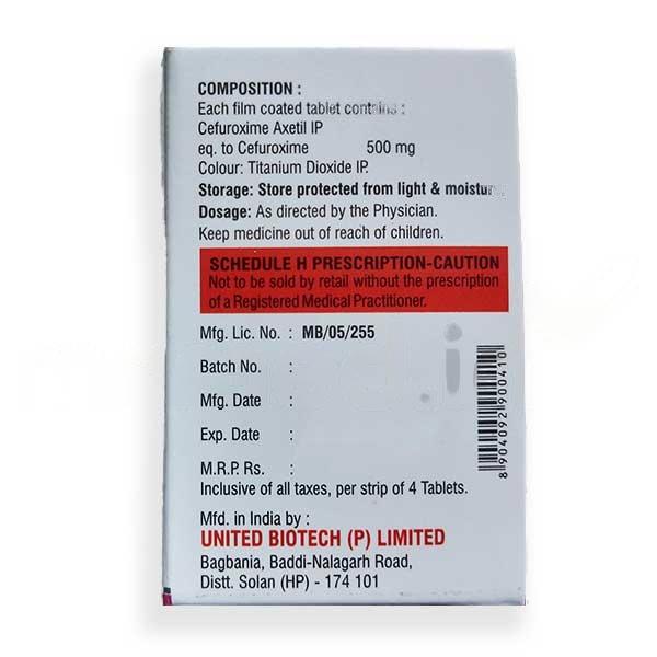 CEFOPRIT 500mg Tablet 4's - Bacterial Infections-Cep