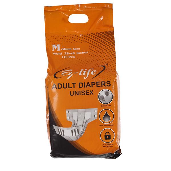 Ez-life Adult Diapers Unisex (M) (Pack of 2 x 10's) - Adult Diapers & Pads
