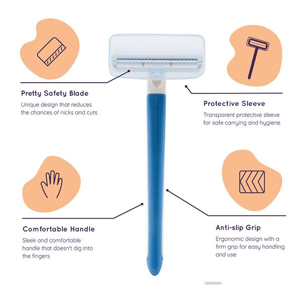 Sanfe Bikini Line Trimming Razor 2's - Shaving & Hair Removal