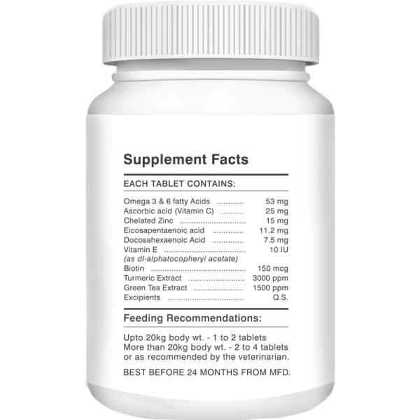 Drools Absolute Skin + Coat Tablet- Dog Supplement 110's - Petfood