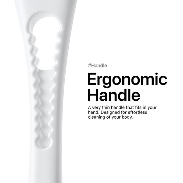 Vandelay Cleaner Brush Massager - Pink - Massagers