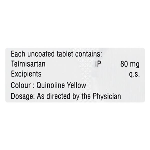 NIRTEL 80 Tablet 10's - Hypertension-Ang