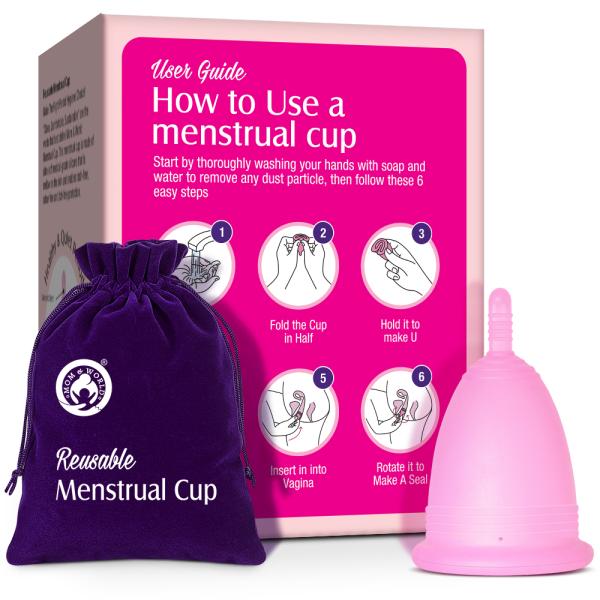 Mom & World Reusable Menstrual Cup (M) 1's - Menstrual Cups