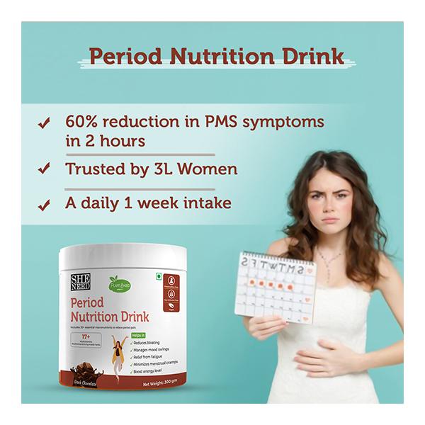 She Need Plant Based Period Nutrition Drink - Dark Chocolate Flavour 300 gm - Daily Health Drinks