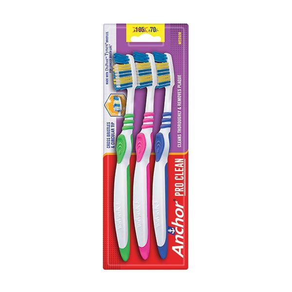Netmeds | Anchor Pro Clean Toothbrush (BUY2 GET 1)