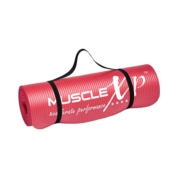 Netmeds | MuscleXP (13 mm) Thick NBR Material Yoga Mat - (Red) 1's