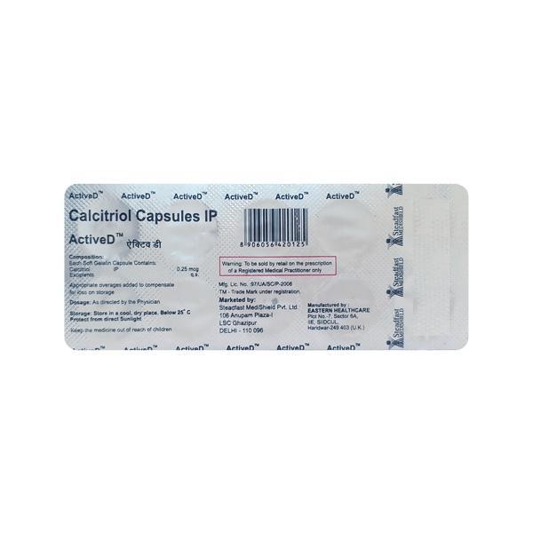 Active D Capsule 10'S - Osteoporosis-Age